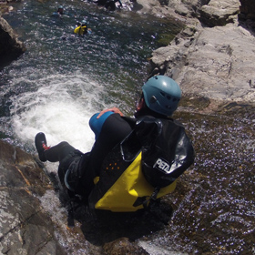 Canyoning dans le Rieutort